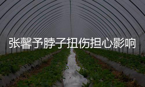 心影响主予脖张馨子扭倒霉伤担持 称好发文